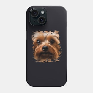 Yorkshire Terrier Face Yorkshire Terrier Dog Lover Phone Case