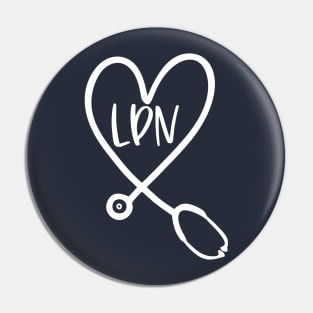 LPN Stethoscope Pin