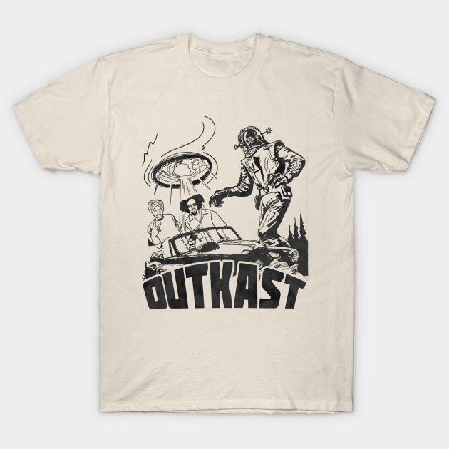 OUTKAST BLACK WHITE - Outkast - T-Shirt