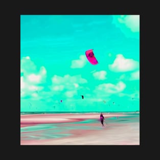 Lonely Kite Beach No. 2 T-Shirt