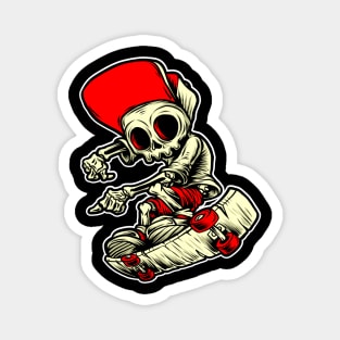 Skull Cartoon Magnet