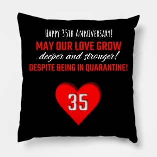 Happy 35th anniversary Pillow