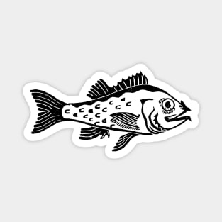 Pacific Ocean Perch Fish Print Magnet