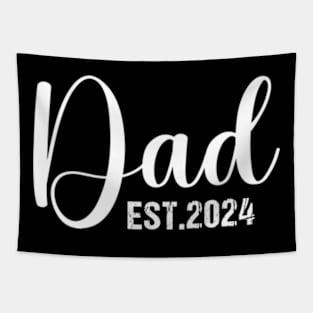 Dad Est. 2024 Logo Dad 2024 loading New Dad 2024 Tapestry