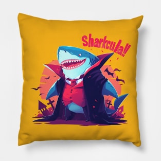 sharkcula Pillow