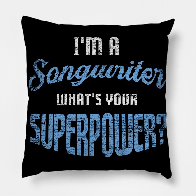 Musician Songwriter Pillow by Teeladen