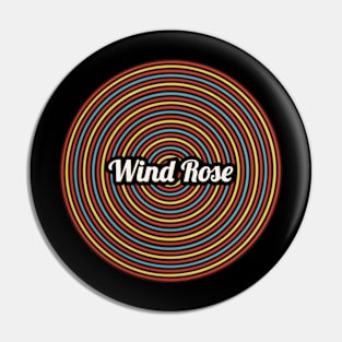 Wind Rose / Vintage Circle Style Pin