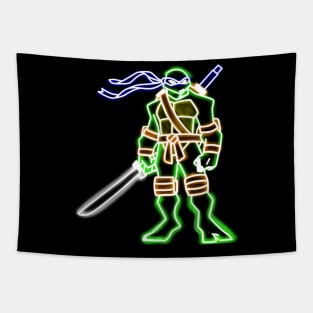 Neon Leonardo Tapestry