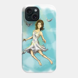 Girl Flying Phone Case