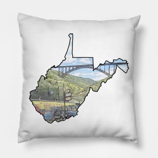 West Virginia Pillow