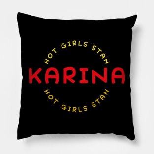 Hot Girls Stan Karina aespa Pillow