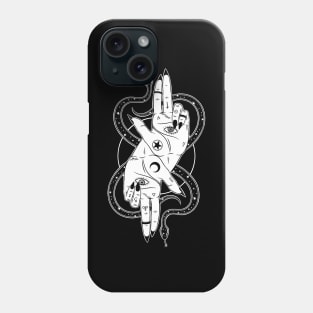 As Above So Below. Devil's hands Phone Case