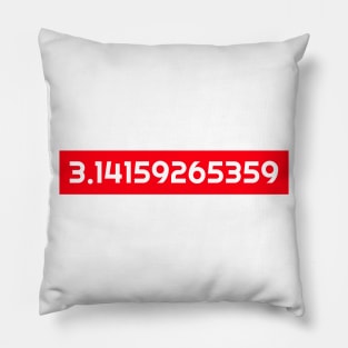 π In Numbers (3.14159265359) Pillow