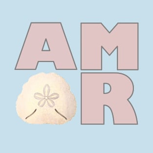 Lispe AMOR Vintage Sand Dollar T-Shirt