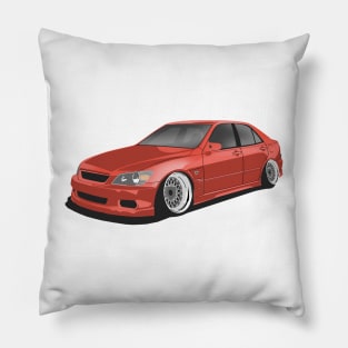 Orange Lexus is300 Pillow