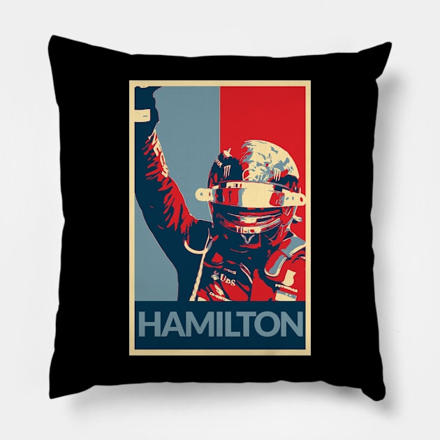 Lewis Hamilton Pillow by TheGeekTee