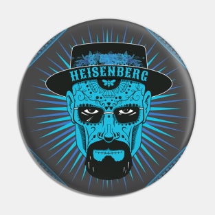 Heisenberg Skull in Blue Pin