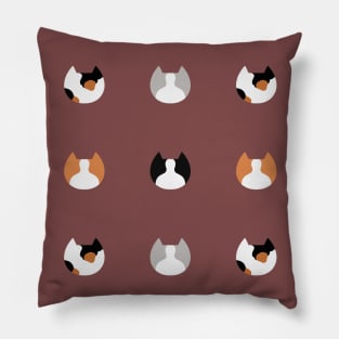 Cute Cats Pattern Pillow