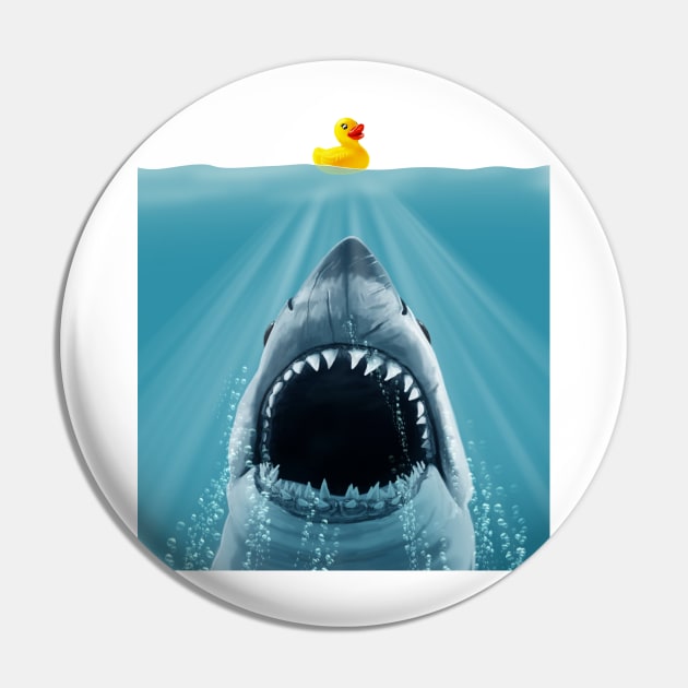 Save Ducky Pin by steveashillustration1971