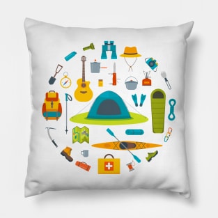 Let's Go Camping! Pillow