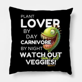 Venus Flytrap - Watch Out Veggies! Pillow