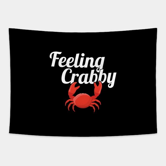 Feeling Crabby, Don't Bother Me I'm Crabby Tapestry by Zen Cosmos Official