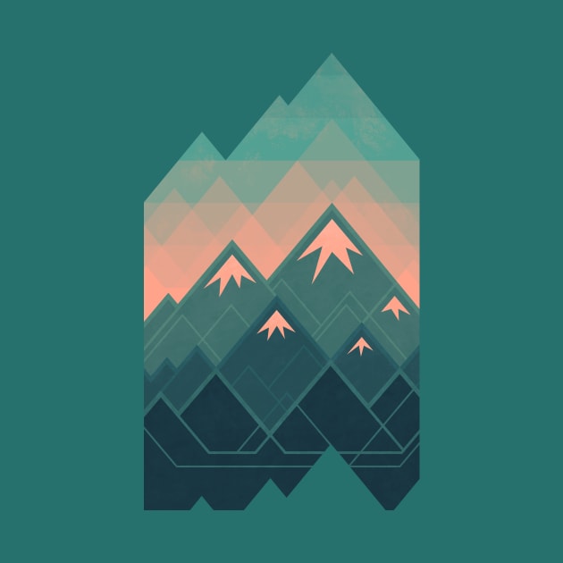 Geometric Mountains by Waynem