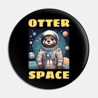 Otter Space | Otter Pun Pin