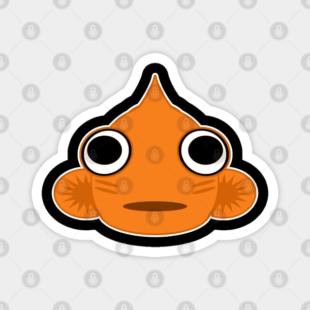 Big Eye Goldfish Magnet by LunaMay