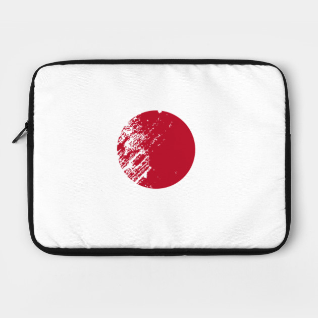 Grungy I Love Japan Heart Flag