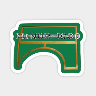 Morris Minor Traveller 1000 British classic car logo wood Magnet