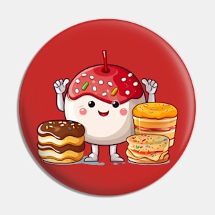 Donut kawaii  junk food T-Shirt cute  funny Pin