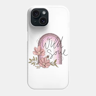 Boho Flowers Wild Soul Rainbow Phone Case