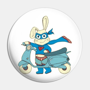 Be-All-You-Can-Be Bunny Rides in to Save the Day Pin