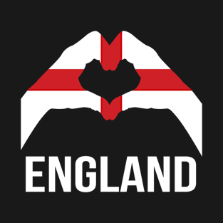 Love Sign England Flag T-Shirt