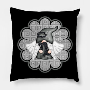 CAPRICORN FLORAL GNOME- HOROSCOPE GNOME DESIGNS BY ISKYBIBBLLE Pillow