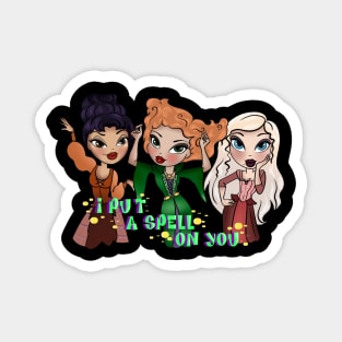 A Bratz Hocus Pocus Halloween Magnet