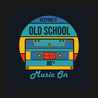 Retro Old School Music T-Shirt