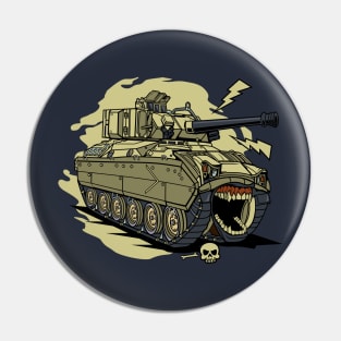 Tank monster Pin