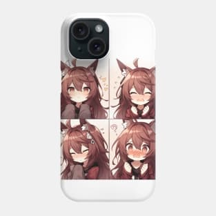 Cute shy fox Phone Case