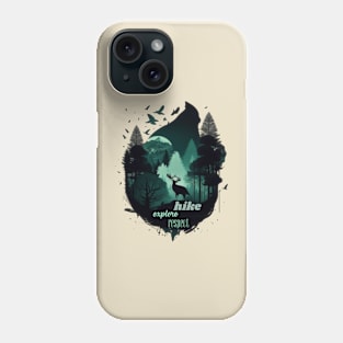 Hike, explore, respect. Phone Case