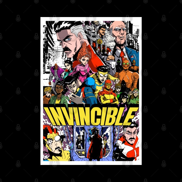 Invincible Poster Manga Style by hansoloski