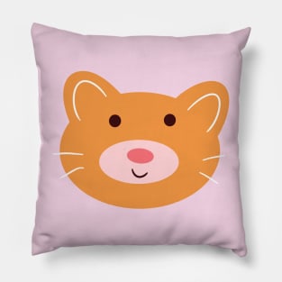 Happy Ginger Cat Pillow