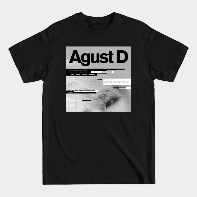 Disover Agust D: Agust D Mixtape Cover - Agust D - T-Shirt