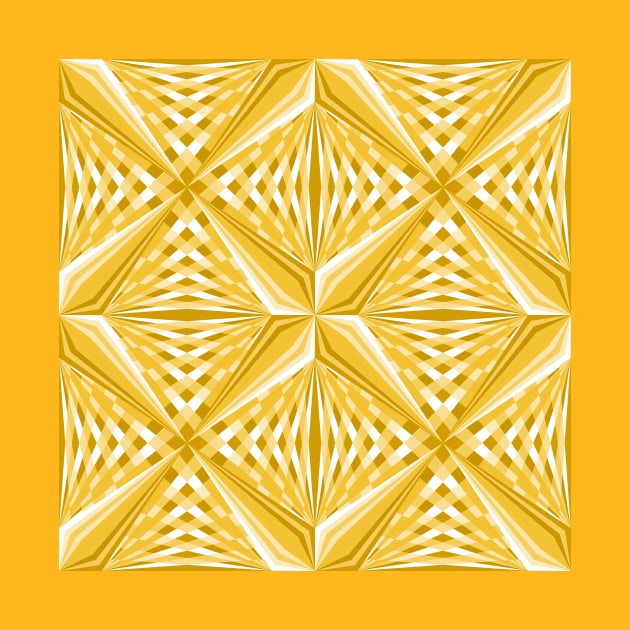 Marigold Geometric Star by Carolina Díaz