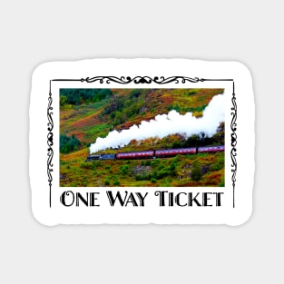 Magical steam ride Magnet