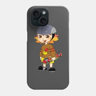 cool skateboarding girl Phone Case