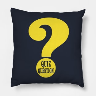 Quiz Question Pillow