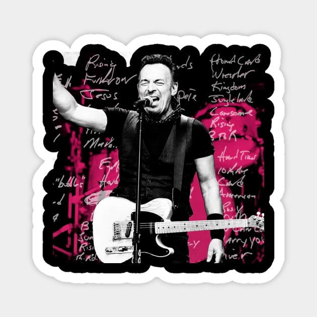 Springsteen's Hometown Glory Revival Magnet by WalkTogether