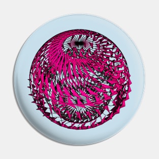 Pink origami mandala Pin